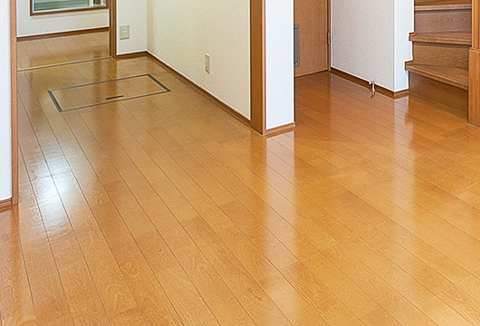 傷や汚れがつきにくい床・壁