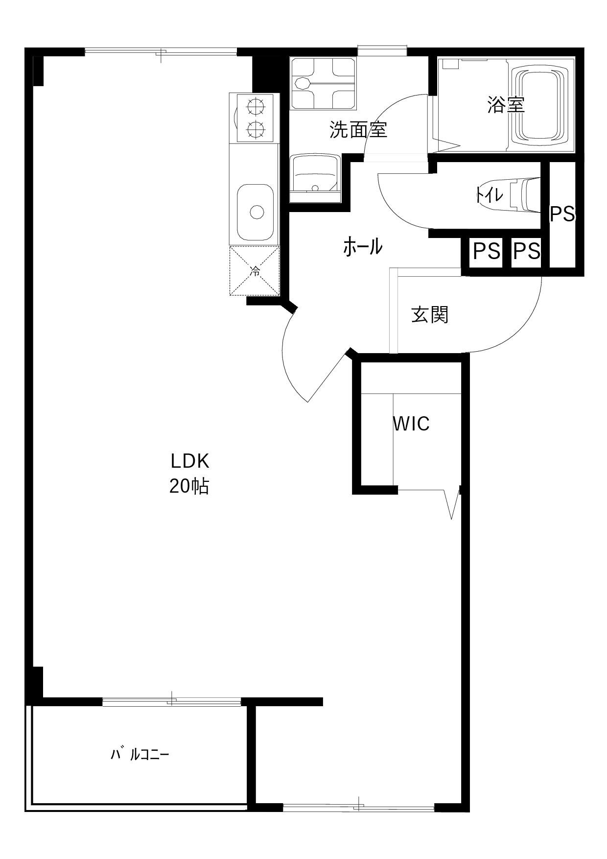 募集用間取り図