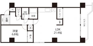 ロイヤルハイム彦三-間取り