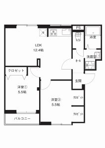 ☆募集用間取り図【リノベラシーヌ弐番館 103号室】