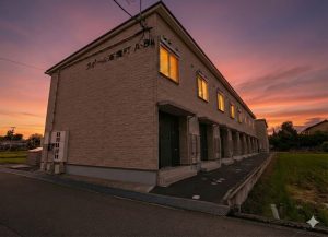 ラポール高橋町夕暮れ