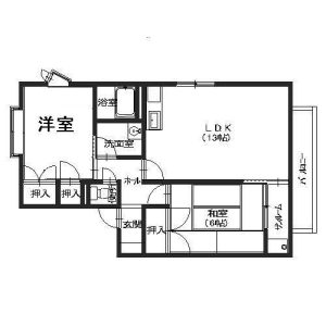 ディアス８８_０２０３_間取り画像