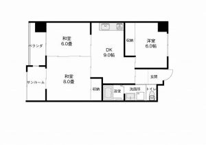 グリーンビュー泉ヶ丘_０３０２_間取り画像