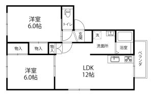 パコン泉野_Ｃ２０６_間取り画像
