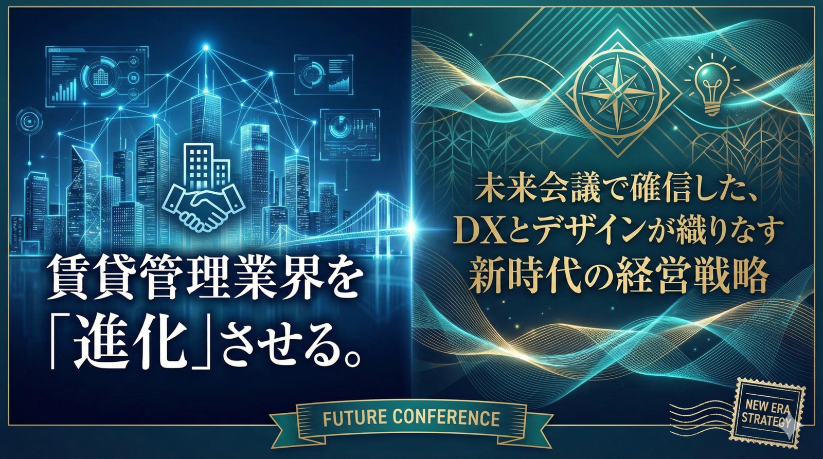 賃貸管理業界を「進化」させる。未来会議で確信した、DXとデザインが織りなす新時代の経営戦略
